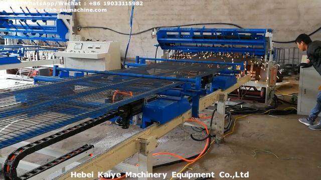 Машина для сварки проволочной сетки с двойной вытяжк? смотреть онлайн