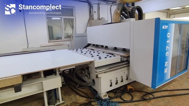 Работа автоматической линии KDT NESTING LINE на базе KN-3710DE смотреть онлайн