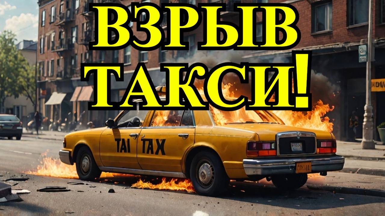 Такси взорвалось рядом с подъездом в Новосибирске