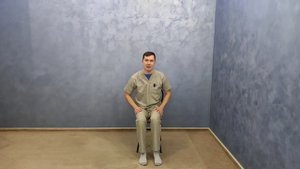 Суставная гимнастика / Упражнения СИДЯ на стуле и рядо