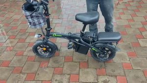 Миниатюрный #Электро #Велосипед Складная Рама 14" Колёс