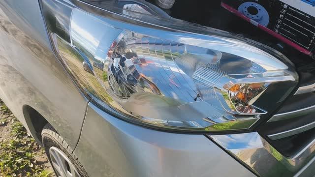 Nissan Dayz Roox Полировка фар