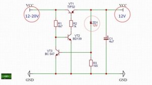 Регулятор напряжения с низким отсевом на 5 и 12 вольт
