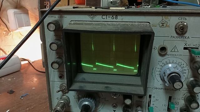 Осциллограммы вторички на железе в обратноходовом тр? смотреть онлайн