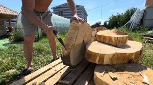 Полок из массива спилов Липы!!!