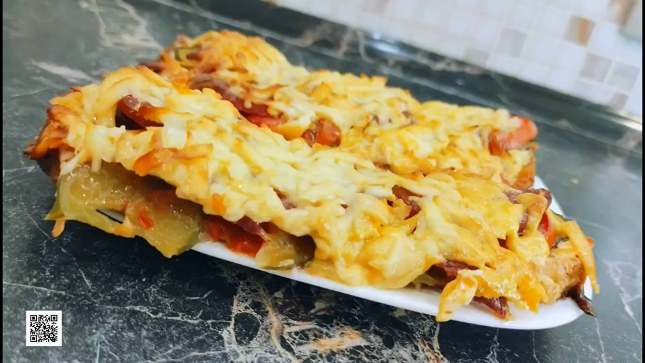 Пицца из простых продуктов без муки и теста. Рецепт пиццы.
