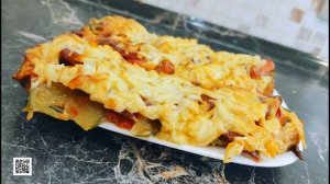 Пицца из простых продуктов без муки и теста. Рецепт пиццы.