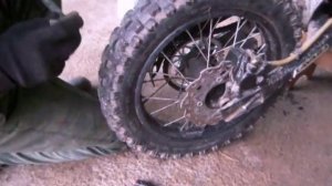 Замена задней звезды на IRBIS TTR 125.