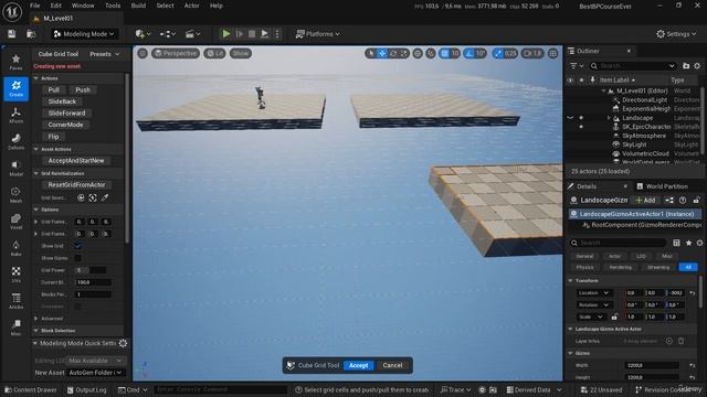 3.5 -Level Blockout - CubeGrid