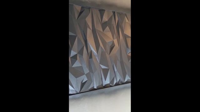 Монтаж гипсовых 3d панелей EViRO "Скала" смотреть онлайн