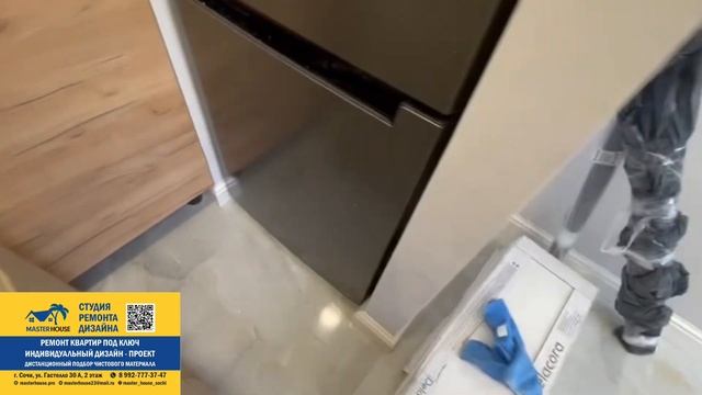 Готовый Ремонт небольшой Студии в Сочи❗️ смотреть онлайн