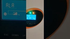 гибридный солнечный инвертор 5.5кв 48 вольт ушёл в ошибк