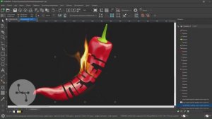 Обрезка растровой картинки Корел Corel видеоуроки