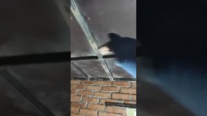 Фальш потолок, антресоль для хранения веников в бане.