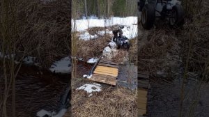 трицикл из мотоблока на жигулёвских колёсах