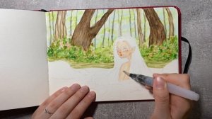 РИСУНОК АКВАРЕЛЬНЫМИ МАРКЕРАМИ // урок для начинающих
