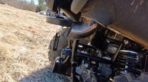 Cf moto 500,,, первая доработка ! И что работает ?!?!?!