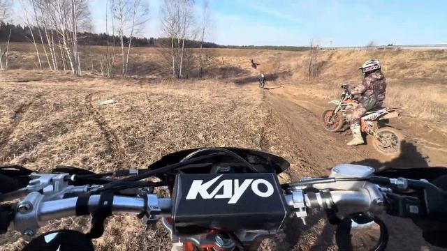 Покатушка по бездорожью с друзьями на мотоциклах❗️#п смотреть онлайн