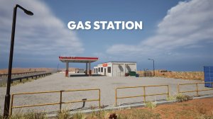 Gas Station. Environment.