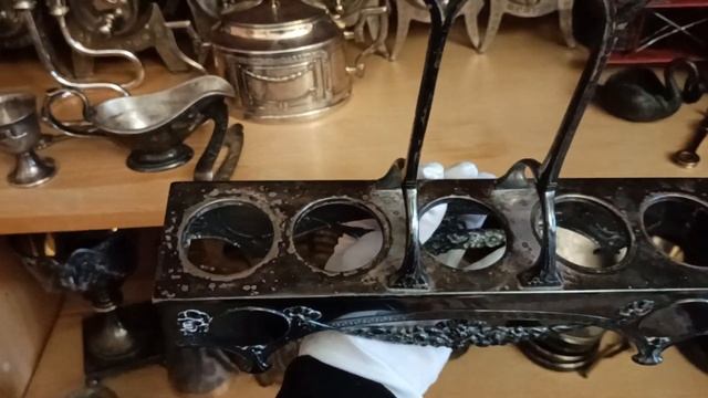 Стойка для специй PLEWKIEWICZ Модерн 19-век Серебрение смотреть онлайн