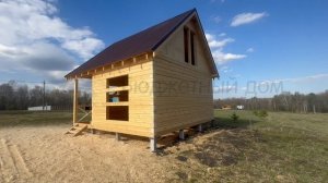Ск Бюджетный дом обзор дома 6*4м с террасой и балконом 2*6м из бруса 150*150мм.🏡
budgetdom.ru