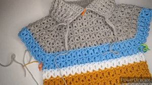 Crochet #92 How to crochet a warm pullover for boys / Part 2