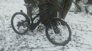 Зимний ЭлектроВелосипед Зимой