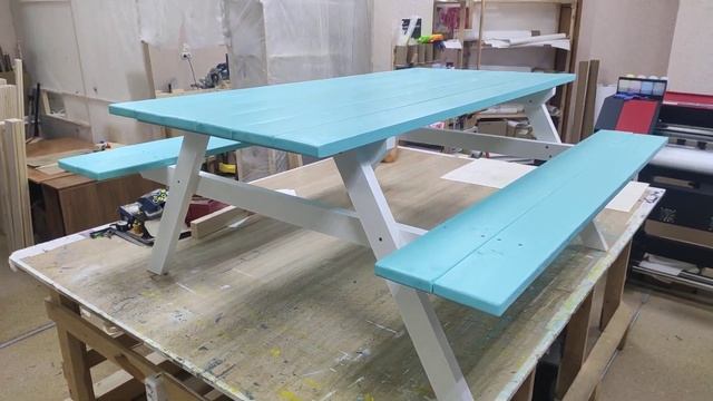 Стол со скамейками смотреть онлайн