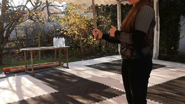 Урок 2 - прокрут шашки вперёд и назад. Фланкировка шашкой.