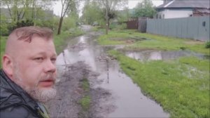 Спустя 100 лет в Кинешме переполнилось Игумново болото и топит дома и огороды