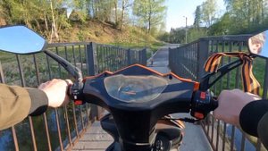 Прогулка на скутере Nexus F-22. Аксаково - Федоскино - Семен