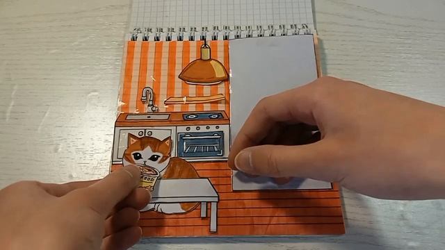 🏠ОБУСТРОЙСТВО ДОМИКА ДЛЯ КОТИКА ИЗ БУМАГИ🐱 смотреть онлайн