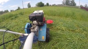 Нева МБ-23 с роторной косилкой типа "Заря"