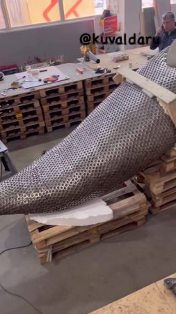 Макет рыбы из металла