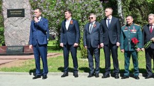 Выступление Министра спорта М.В. Дегтярева на открытии бюста А.Н. Воробьева в Малаховке