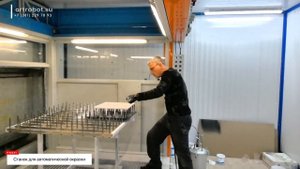 Автоматический покрасочный станок для фасадов мебели