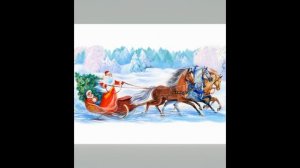 Удивительная тройка лошадей Деда Мороза. ЭТО ЧУДО! Стихи детям