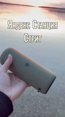 Яндекс Станция Стрит с Алисой портативная умная колонка для природы и спорта, обзор