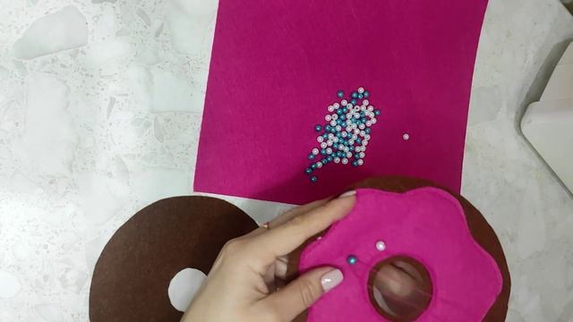 фетр матасынан пончик (бәліш) жасау смотреть онлайн