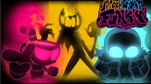 ФРАЙДЕН Найт Фанкинг Инди Кросс # Кошмарный Капхед, Санс и Бенди