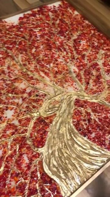 Обжиг картины из эпоксидной смолы сусального золота м смотреть онлайн