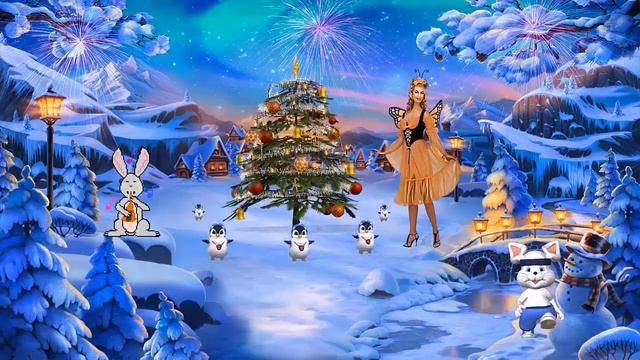 Новогоднее поздравление от бабочки. (Мой новогодний к? смотреть онлайн