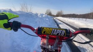 ПОКАТУШКА ЗИМОЙ / ПИТБАЙК KAYO