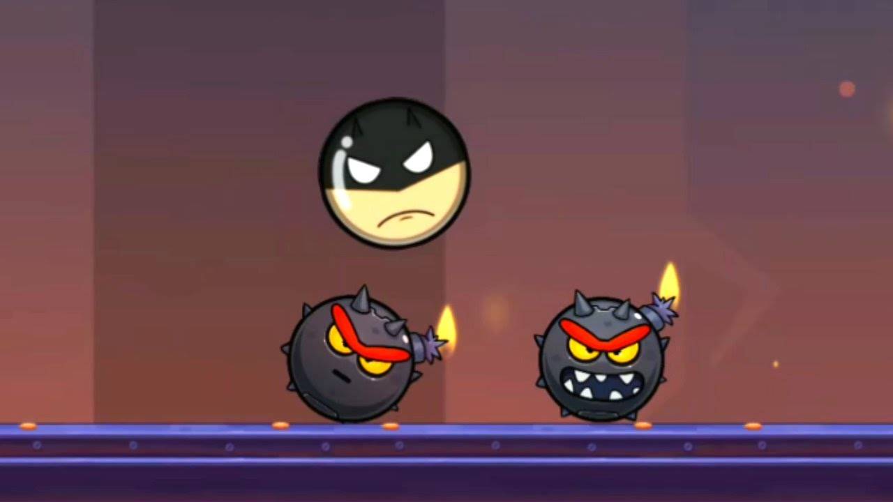 Злой Красный Шар в игре Angry Ball Adventure Уровни 34-36 смотреть онлайн