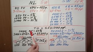 Сравнение маркетинг планов НЛ и Сибирское здоровье / NL