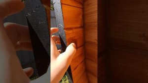 Торцы бани бочки Эксклюзив СВ спустя 8 месяцев после доставки.