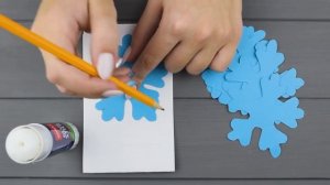 Открытка на Новый Год | Подвижные СНЕЖИНКИ