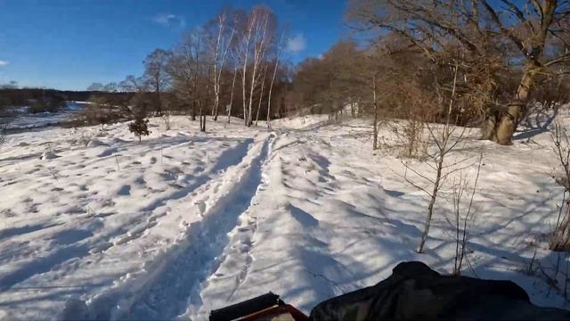 Сноубайк Китай 182 мотор и гусянка от Вортекс 129.  Москов