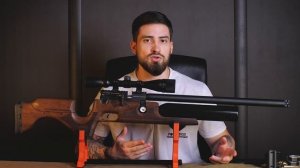 PCP Kral Puncher Maxi 3 Bighorn 6.35 мм (орех) видео обзор