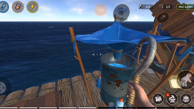 #1 НАЧИНАЕМ ВЫЖИВАНИЕ НА ПЛОТУ RAFT SURVIVAL